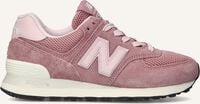 roze new balance lage sneakers 574 d